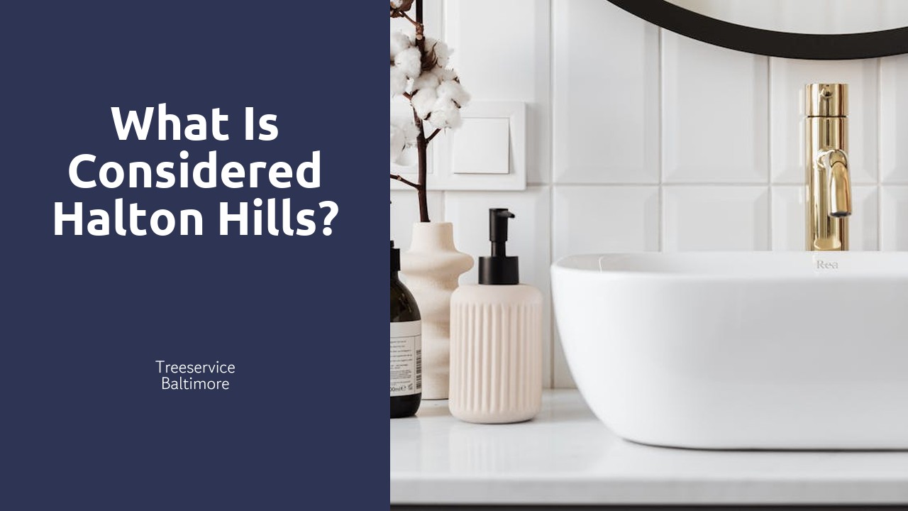 What is considered Halton Hills?